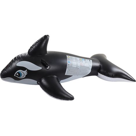 Aufblasbarer PVC-Wal, schnell aufblasbar, ergonomische aufblasbare Poolliege für Damen und Herren, Strand, Sommer (1/5)