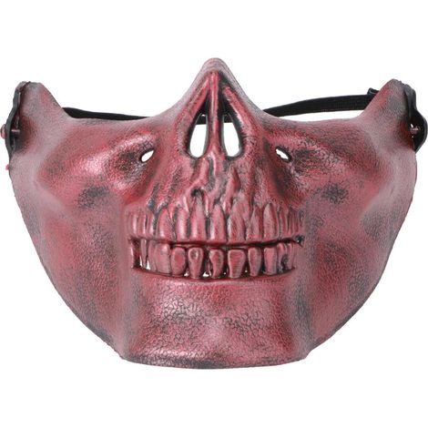 Masque Squelette Halloween en Plastique Design Ergonomique pour Protection Complète Visage, Confortable à Porter, pour Soirée Costumée et Cosplay (1/5)