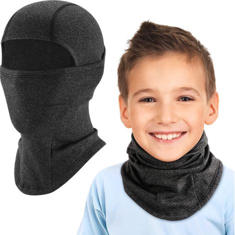 Masque de ski enfant coupe-vent thermique polaire pour activités hivernales (1/5)