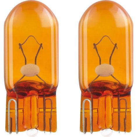 2 x ampoules de clignotant WY5W - Ergots T10 (1/2)