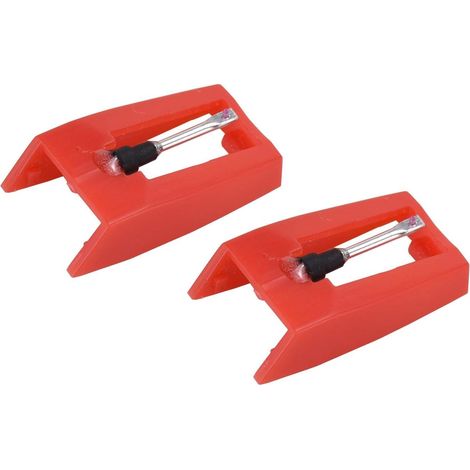 Pointe De Lecteur - Lot De 2 - Diamant - Haute Fidélité - Pour Platine Vinyle Crosley Ion Jensen Teac (1/5)