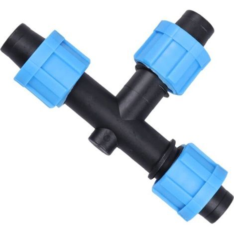 10 pezzi Connettore per Tubo Irrigazione da Giardino Set di Raccordi a Goccia Accessori per Sistema di Giardinaggio (1/4)