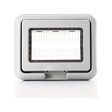 Coperchio IP55 installazione incassata in scatola 503E di 3 moduli Màtix