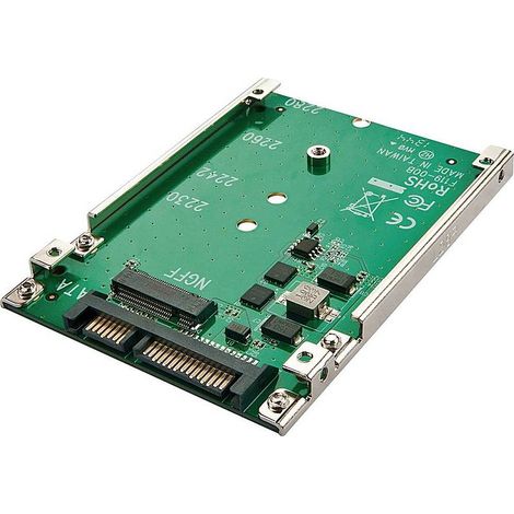 [NEUWERTIG] B-Ware Renkforce Schnittstellen Konverter 1x Sata Kombi Stecker 7+15pol.   1x M.2 Ngff