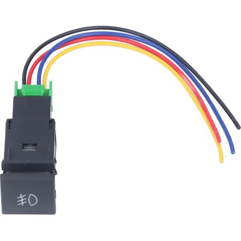 Boîtier d'interrupteur antibrouillard ABS, lampe de brouillard avec faisceau 10A 12V LED, modification auto (1/5)