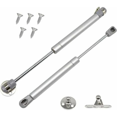 Set di 2 molle a gas, ammortizzatore a gas per mobili da 60 N/6 kg, cerniera a chiusura ammortizzata, molla idraulica per armadietto da cucina, A
