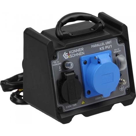 Könner & Söhnen – Unité parallèle de raccordement pour générateurs inverters – Accessoire de groupe électrogène – Compatible avec modèles KS 2000i S, KS 4000iE S (1/4)