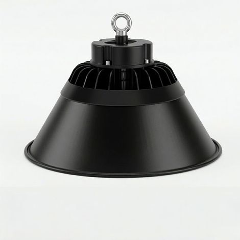 Cloche LED Industrielle 150W 120° NOIR - Blanc Froid 6000K - 8000K - SILAMP