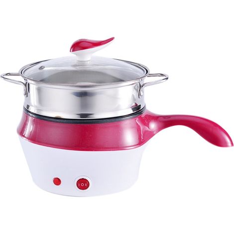 Poêle électrique multifonction portable 2 vitesses, mini cuiseur à riz pour dortoir étudiant (220V AU) (1/5)