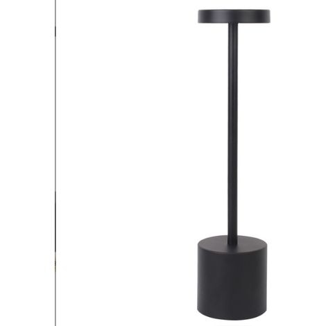 Lampe de table Led sans fil Petite lampe de bureau en métal rechargeable or (1/3)