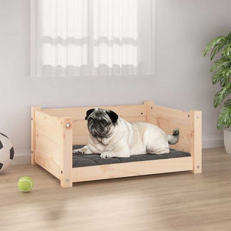 Hundebett 65,5 x 50,5 x 28 cm Massivholz Kiefer