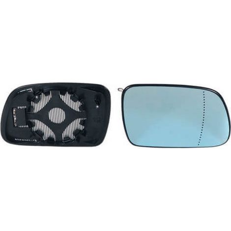 Verre de rétroviseur droit chauffant bleu Peugeot 407 2004-2011