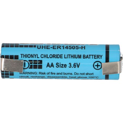 Ultralife Lithium 3,6V Batterie LS 14500 AA UHE-ER14505 U Lötfahne (1/5)