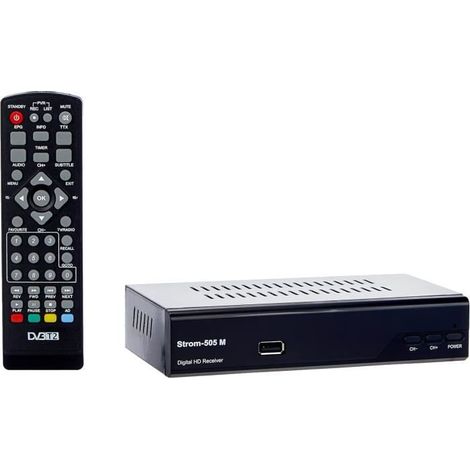Décodeur TNT HD - HD LINE - STROM 505 - HDMI - PERITEL - Noir