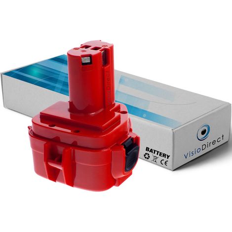 Batterie type 1220 1222 1233 1234 1235 1235F 1925982 pour MAKITA 3000mAh 12V -VISIODIRECT-