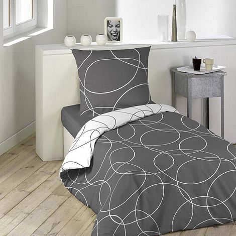 Parure copripiumino in microfibra stampata Elton 140 x 200 cm
