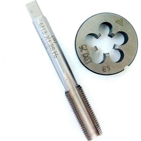 Kit tarauds/filières M13x1,25 HSS pas à droite, pour atelier (1/4)