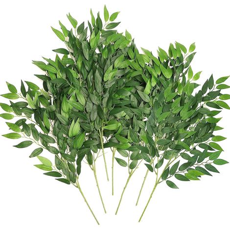 bouquet De Verdure 2pcs, Dcoration De Bouquet, Dcoration De Couronne De Mariage, Dcoration De Jardin Extrieur, Verdure Artificielle, Dcoration De (1/5)
