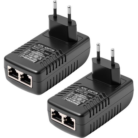 Module Alimentation Poe - 48v 0.5a Et 24v 1a - Pour Systeme Surveillance Et Point Acces - Lot De 2 (1/5)