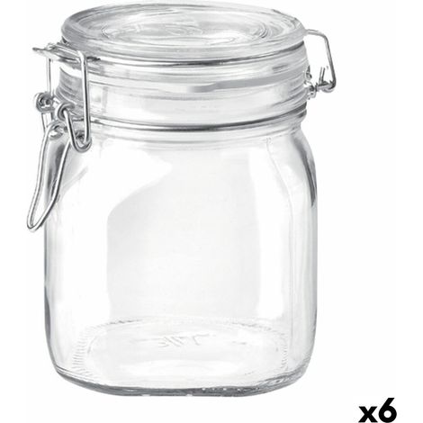 Vaso Vetro Fido Ermetico ø 106 mm 750 ml - Set 6 pz - BORMIOLI (1/3)