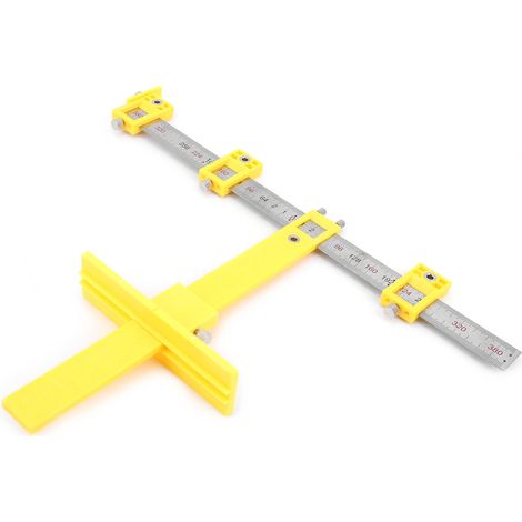 Gabarit de perçage pour le travail du bois, gabarit de perçage, règle, manchon de tiroir 5,0 mm (1/5)