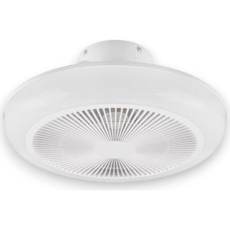 Plafoniera lampadario Ø46 cm con luce led effetto stelle e ventilatore integrato Mjolby Trio Light (1/3)