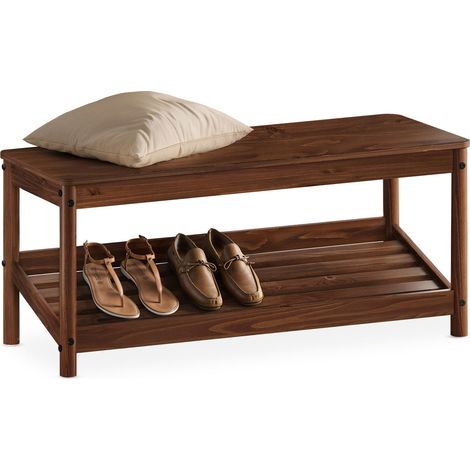 Banc à chaussures APOANA Couleur Châtaigne (1/3)