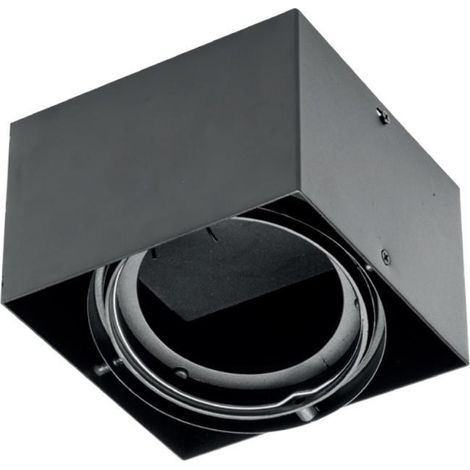 Downlight de techo de superficie Pireo 1xAR111 negro GTV (1/3)