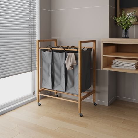 CHICFURN Tavolo toelettatura pieghevole per animali 90 x 60 x 76 cm acciaio inox blu (1/5)