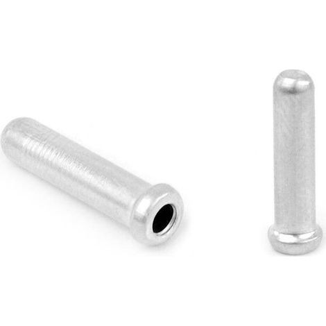 Tappo terminale per cavo freno Shimano, alluminio 1,6 mm, 1 pz. (1/2)