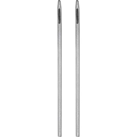 2Pcs Poinçon Creux pour Cuir 1mm Outil de Perforation pour Ceinture en Acier au Carbone Poinçon pour Découper le Cuir Artisanat en Caoutchouc Papier Tissu Plastique Matériau Souple (1/5)