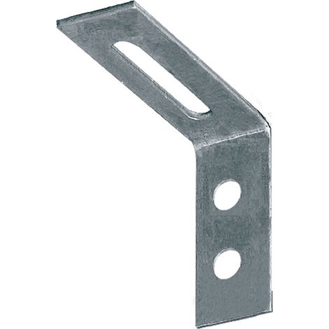 Piastra ad angolo, regolabile 80 x 20 x 65 mm.