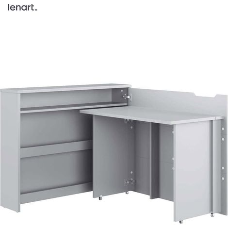 SCRIVANIA CONCETTO DI LAVORO CW 01P GRIGIO DESTRA