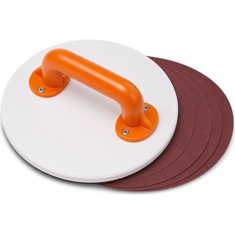Plateau de ponçage mural auto agrippant 23 cm avec 9 abrasifs 320 (1/5)