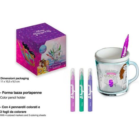 Trade Shop - DISNEY PRINZESSINNEN MALEN STIFTHALTER BECHERMARKERHALTER -
