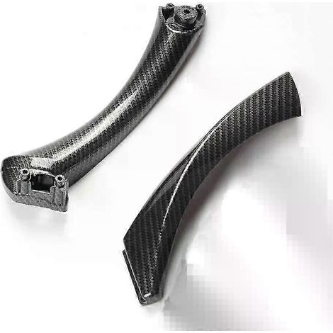 Türgriffset aus Kohlefaser für den Beifahrerinnenraum, kompatibel mit BMW 3er E90 E91 E92 316 318 320 325 328i (2004–2012), Rechts- und Linkslenker (1/5)