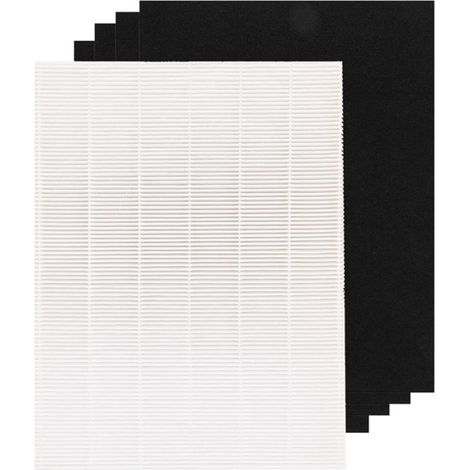 1 filtro HEPA, 4 prefiltros de carbón, tecnología de filtración avanzada, compatible con Winix 5300-2 6300-2 P300 C535, purificación de aire. (1/5)