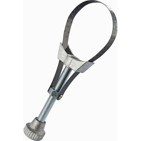 Clé filtre à huile à ruban – Ø 105 mm maxi – Longueur et diamètre ajustables – Pour véhicules automobiles et motos – Turbocar