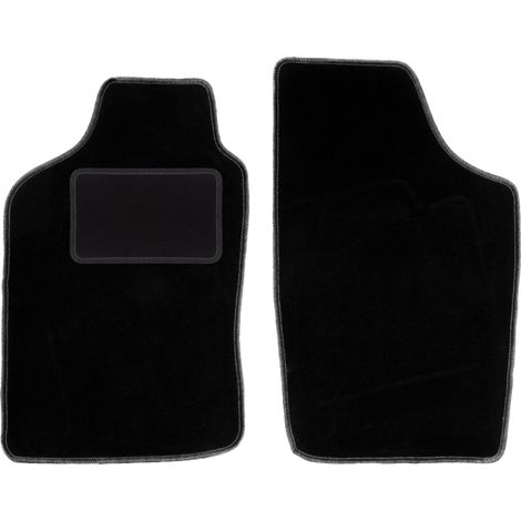 Tappetini anteriori per auto: Nissan Micra K10 hatchback (1983-1991) neri (1/5)