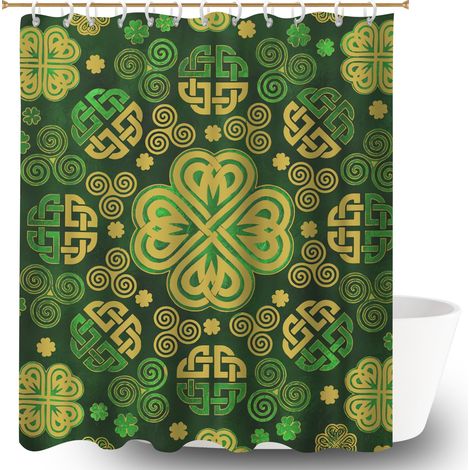 Rideau douche polyester 180x180 imprimé bâche de douche pour votre chalet à la montagne (1/5)