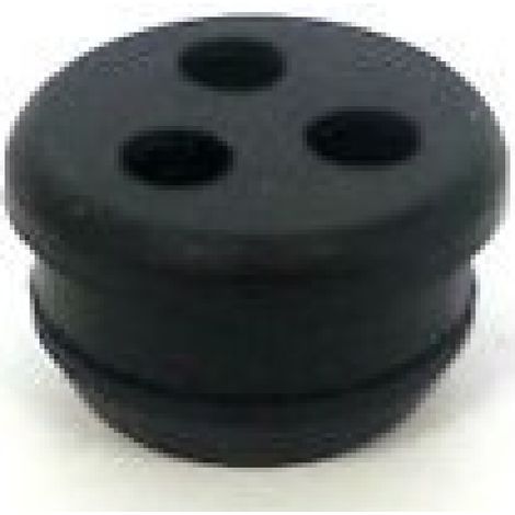 Gommino passatubo a 3 fori UNIVERSALE Ø interno 17.3 mm altezza 12 mm