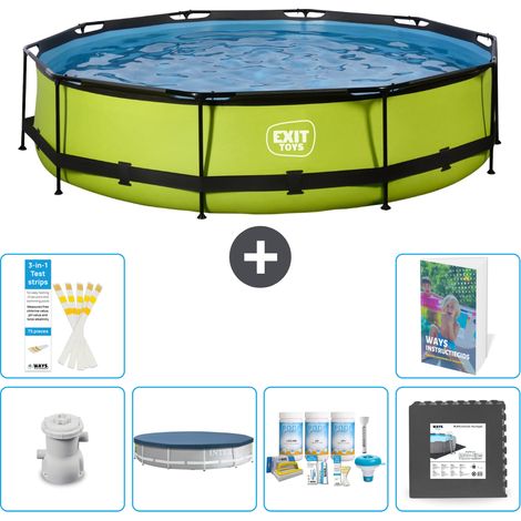 Exit Pool Rund - 360x76 cm - 7-teilig S238