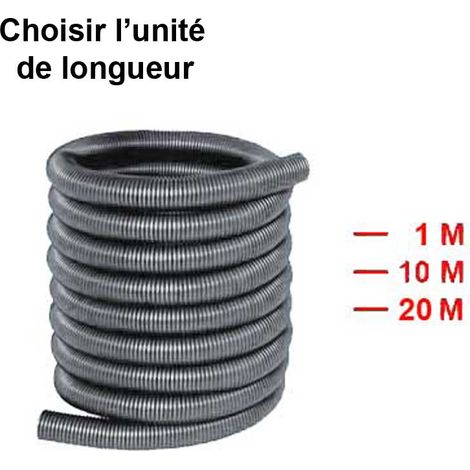 Atepac – Flexible pour aspiration centralisée – Longueur 20m – Diamètre intérieur 34mm – Anti-écrasement et indéformable