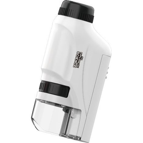 1 microscope portable, avec éclairage LED, pour enfants, compact et léger, idéal découverte scientifique en extérieur ou en classe (1/5)