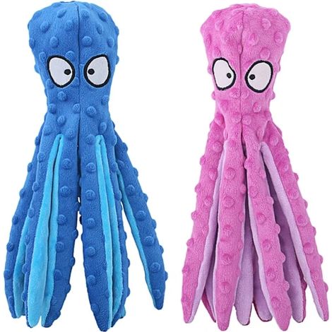 Peluche interactive en forme de pieuvre - Grande, moyenne et petite tailles (1/3)