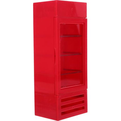 Mini-frigo jouet, modèle de réfrigérateur miniature compatible avec la décoration (1/5)