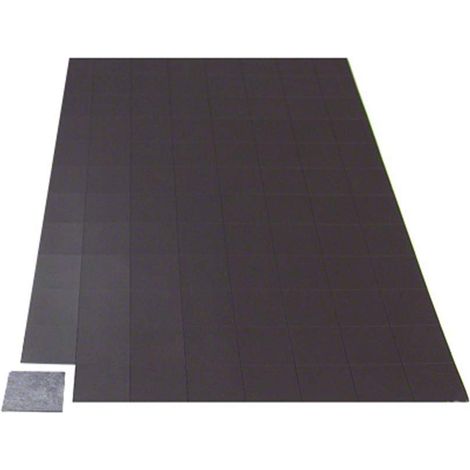 Magflex® Auto Adesivi Squadre Magnetiche Flessibili Per La Creazione Di Immagini Magnetiche, Opere D'Arte, Cartelli O Display - 25Mm x 25Mm - 96 Per Foglio A4