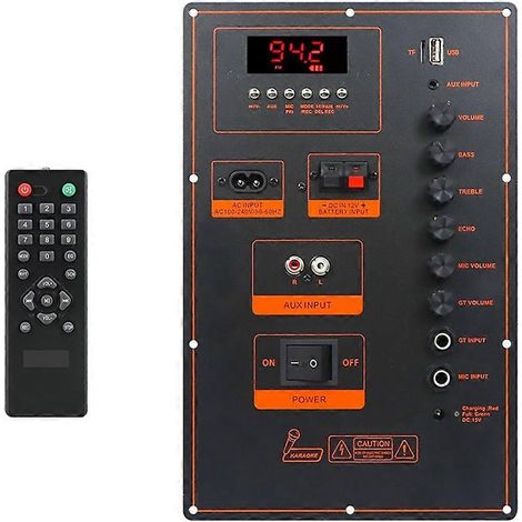 100-W-Hochleistungs-DSP-Bluetooth-Verstärkerplatine für Trolley-Lautsprecher, Mono-/Stereo-Außen-Audioverstärkermodul (1/5)