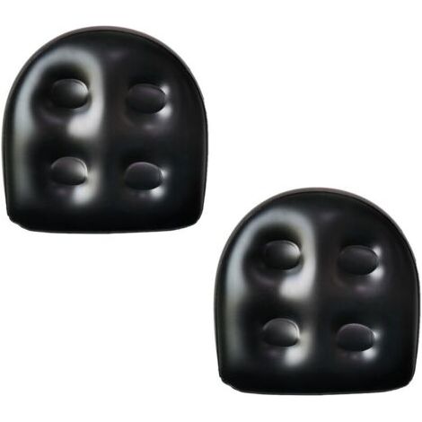Sièges de Spa pour, Coussin rehausseur Multifonctionnel, Coussin Gonflable et étanche, Tapis de Bain de Massage, Support Dorsal Doux pour Le Bain, 2 pièces (1/5)
