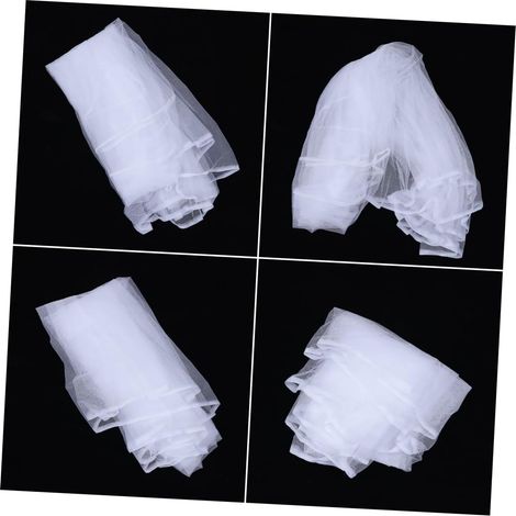 Moustiquaire blanche en polyester pour enfants, cantonnière et (1/5)